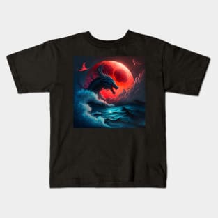 The Dragon & The Red Moon Kids T-Shirt